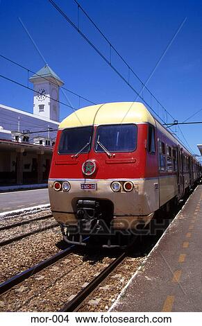 Train in Casablanca Voyageurs Station Morocco View Large Photo Image Picture - Train in Casablanca Voyageurs Station Morocco. Fotosearch