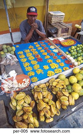 Tropical Fruit on Sale on Market Stall Iquitos Peru View Large Photo Image Stock Photography - Tropical Fruit on Sale on Market Stall Iquitos Peru. Fotosearch