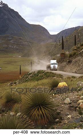 Truck on Dusty Road Huaraz-Cordillera Blanca Peru View Large Photo Image Stock Photo - Truck on Dusty Road Huaraz-Cordillera Blanca Peru. Fotosearch