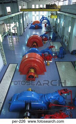 Turbine Room Edegel Hydro Electric Power Station Peru View Large Photo Image Stock Photograph - Turbine Room Edegel Hydro Electric Power Station Peru. Fotosearch