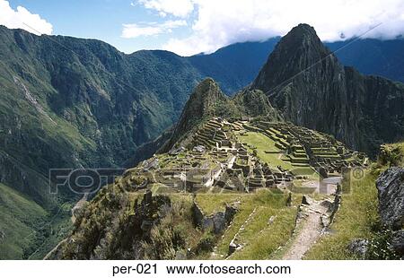 View Across Machu Picchu Inca Site Peru View Large Photo Image Stock Image - View Across Machu Picchu Inca Site Peru. Fotosearch