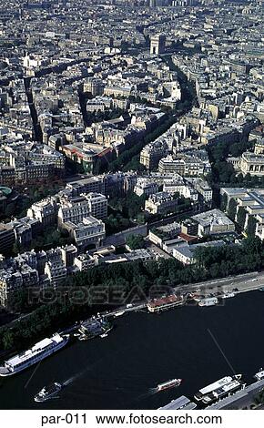 View from Eiffel Tower of the Seine Paris France View Large Photo Image Stock Image - View from Eiffel Tower of the Seine Paris France. Fotosearch