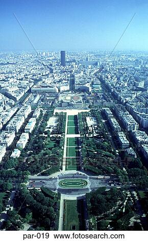 View from Eiffel Tower Paris France View Large Photo Image Stock Photo - View from Eiffel Tower Paris France. Fotosearch