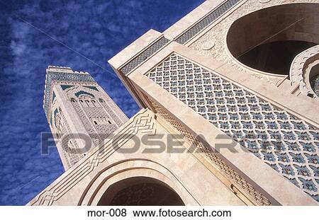 View of Minaret from Base Casablanca Morocco View Large Photo Image Stock Photo - View of Minaret from Base Casablanca Morocco. Fotosearch