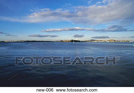 View of New Zealand Coast from Sea View Large Photo Image Stock Photograph - View of New Zealand Coast from Sea. Fotosearch