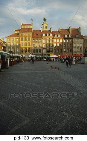 View of Square Warsaw Old Town Poland View Large Photo Image Stock Image - View of Square Warsaw Old Town Poland. Fotosearch