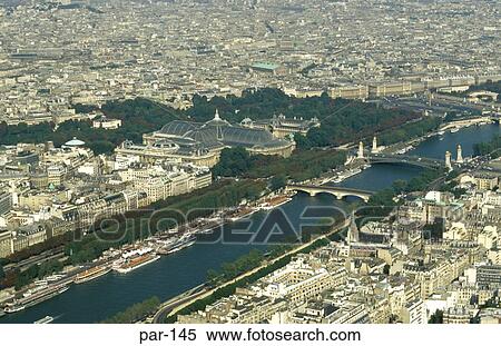 View over Paris and the Seine France View Large Photo Image Stock Photography - View over Paris and the Seine France. Fotosearch