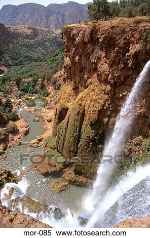 View Over Waterfall Cascaades d'Ouzoud Morocco View Large Photo Image Stock Photography - View Over Waterfall Cascaades d'Ouzoud Morocco. Fotosearch