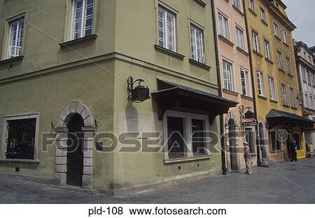 Wallscape Warsaw Old Town Poland View Large Photo Image Stock Photo - Wallscape Warsaw Old Town Poland. Fotosearch