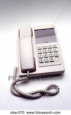 White Push Button Telephone View Large Photo Image Stock Image - White Push Button Telephone. Fotosearch