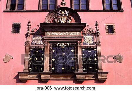 Stock Photograph - Window in Old Town Hall Prague Czech Republic. Fotosearch
