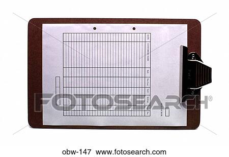 Stock Photo - Wooden Clipboard. Fotosearch