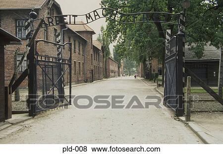 "Work Sets You Free" Entrance to Auschwitz Poland View Large Photo Image Stock Photo - "Work Sets You Free" Entrance to Auschwitz Poland. Fotosearch