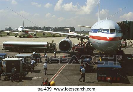 Airliner at Terminal South America View Large Photo Image Stock Photo - Airliner at Terminal South America. Fotosearch
