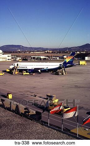 Airtours Boeing 737 Runway Salzburg Airport Austria View Large Photo Image Stock Photo - Airtours Boeing 737 Runway Salzburg Airport Austria. Fotosearch