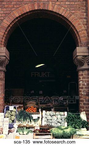 Arch over Fruit and Vegetable Shop Oslo Norway View Large Photo Image Stock Photography - Arch over Fruit and Vegetable Shop Oslo Norway. Fotosearch