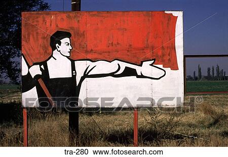 Armenian Communist Sign at Roadside View Large Photo Image Stock Image - Armenian Communist Sign at Roadside. Fotosearch