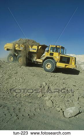 Articulated Dump Truck Phosphate Mine Metlaoui Tunisia View Large Photo Image Stock Image - Articulated Dump Truck Phosphate Mine Metlaoui Tunisia. Fotosearch