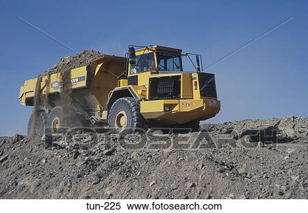 Articulated Dump Truck Phosphate Mine Metlaoui Tunisia View Large Photo Image Stock Photography - Articulated Dump Truck Phosphate Mine Metlaoui Tunisia. Fotosearch