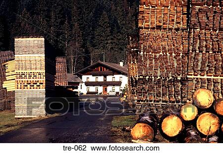 Austrian Timber Depot View Large Photo Image Stock Image - Austrian Timber Depot. Fotosearch