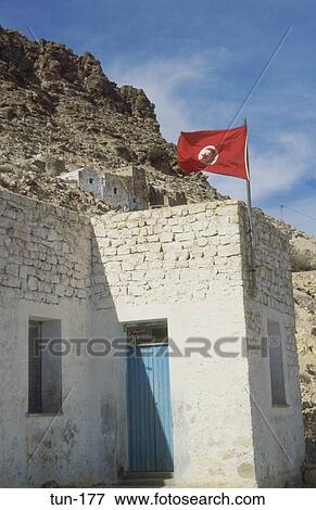Berber House in Mountainside Toujane Tunisia View Large Photo Image Stock Photo - Berber House in Mountainside Toujane Tunisia. Fotosearch