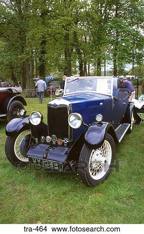Picture - Blue Riley Vintage Car. Fotosearch