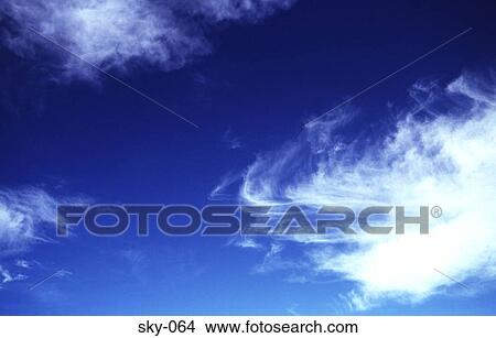 Blue Sky with white Clouds View Large Photo Image Picture - Blue Sky with white Clouds. Fotosearch