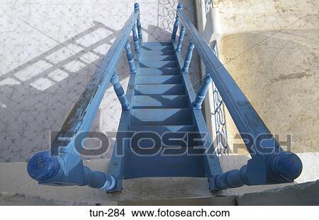 Blue Steps Sidi bou Said Tunisia View Large Photo Image Picture - Blue Steps Sidi bou Said Tunisia. Fotosearch
