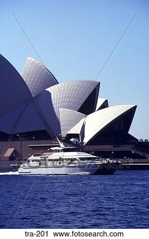 Boat in front of the Sydney Opera House View Large Photo Image Stock Image - Boat in front of the Sydney Opera House. Fotosearch