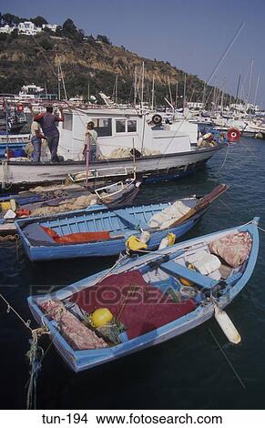 Boats at Sidi bou Said Tunisia View Large Photo Image Picture - Boats at Sidi bou Said Tunisia. Fotosearch