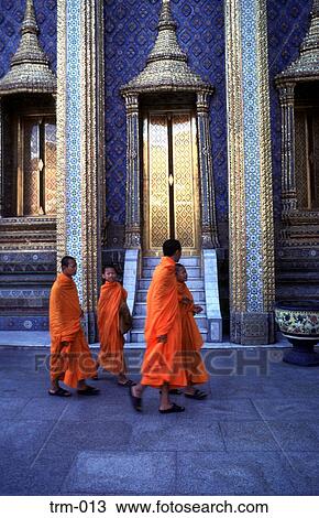 Buddhist Monks Bangkok Thailand View Large Photo Image Stock Image - Buddhist Monks Bangkok Thailand. Fotosearch