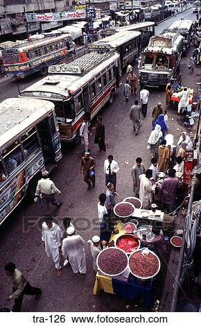 Bus Station & Passengers Karachi View Large Photo Image Stock Photograph - Bus Station & Passengers Karachi. Fotosearch