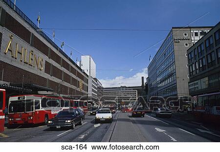 Busy Road through Stockholm Sweden View Large Photo Image Picture - Busy Road through Stockholm Sweden. Fotosearch