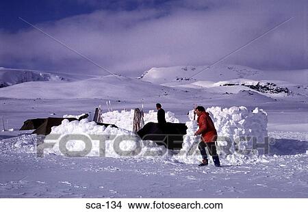 Camping on Snow Norway View Large Photo Image Picture - Camping on Snow Norway. Fotosearch