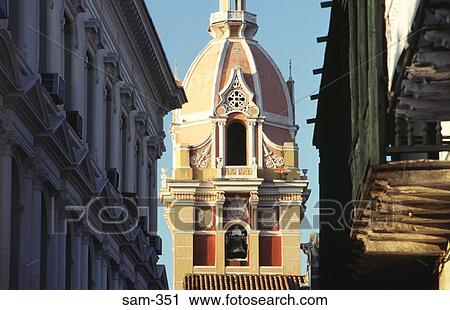 Cathedral Bell Tower Bogota Colombia View Large Photo Image Stock Image - Cathedral Bell Tower Bogota Colombia. Fotosearch