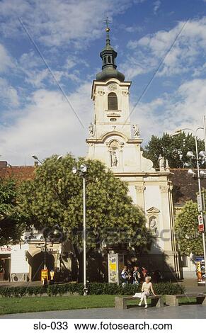 Church on SNP Square Bratislava Slovakia View Large Photo Image Stock Image - Church on SNP Square Bratislava Slovakia. Fotosearch