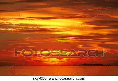 Cirrus Clouds in Sky at Sunset over Sea View Large Photo Image Stock Image - Cirrus Clouds in Sky at Sunset over Sea. Fotosearch