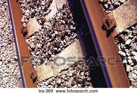 Stock Photo - Close Up of Railway Track. Fotosearch