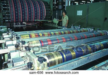 Cloth Printing Mill Colombia View Large Photo Image Stock Photograph - Cloth Printing Mill Colombia. Fotosearch