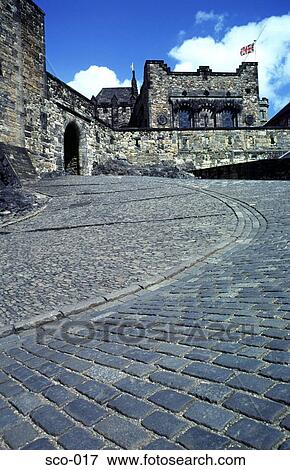 Cobbled paving within Edinburgh Castle Scotland View Large Photo Image Stock Photo - Cobbled paving within Edinburgh Castle Scotland. Fotosearch