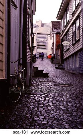 Cobbled Street Stavanger Norway View Large Photo Image Stock Image - Cobbled Street Stavanger Norway. Fotosearch