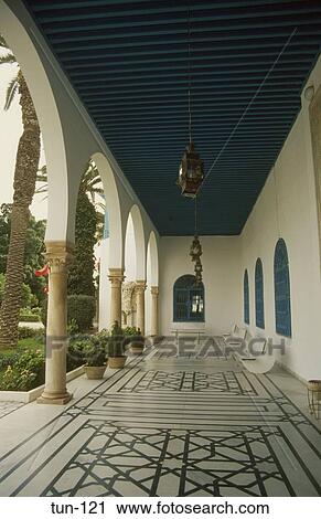 Colonnade Bardo Museum Tunis Tunisia View Large Photo Image Stock Image - Colonnade Bardo Museum Tunis Tunisia. Fotosearch