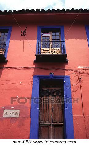 Colourful Facade of Old House Bogota Colombia View Large Photo Image Stock Photo - Colourful Facade of Old House Bogota Colombia. Fotosearch