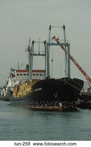 Container Ship in Port Sfax Tunisia View Large Photo Image Stock Photo - Container Ship in Port Sfax Tunisia. Fotosearch