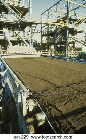 Stock Photo - Conveyor Belt Phosphate Mine Metlaoui Tunisia. Fotosearch