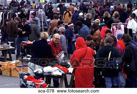 Crowd at Outdoor Public Market Helsinki Finland View Large Photo Image Stock Photo - Crowd at Outdoor Public Market Helsinki Finland. Fotosearch