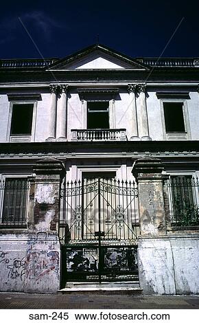 Decaying Town House Buenos Aires Argentina View Large Photo Image Stock Photography - Decaying Town House Buenos Aires Argentina. Fotosearch