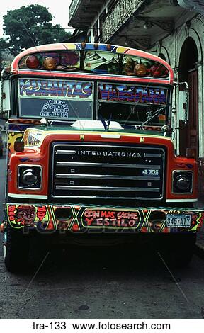 Decorated Coach Panama View Large Photo Image Stock Image - Decorated Coach Panama. Fotosearch