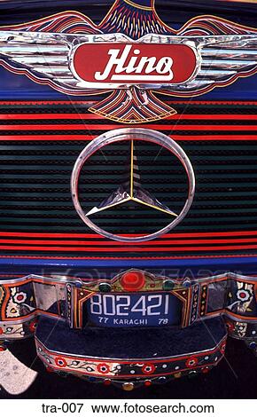 Decorated Front of a Truck Pakistan View Large Photo Image Stock Photo - Decorated Front of a Truck Pakistan. Fotosearch