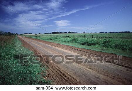 Dirt Road and Grassland Pampas Argentina View Large Photo Image Picture - Dirt Road and Grassland Pampas Argentina. Fotosearch
